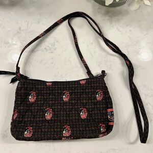 Vintage‎ Vera Bradley Houndstooth Paisley Floral Amy Brown Crossover Purse